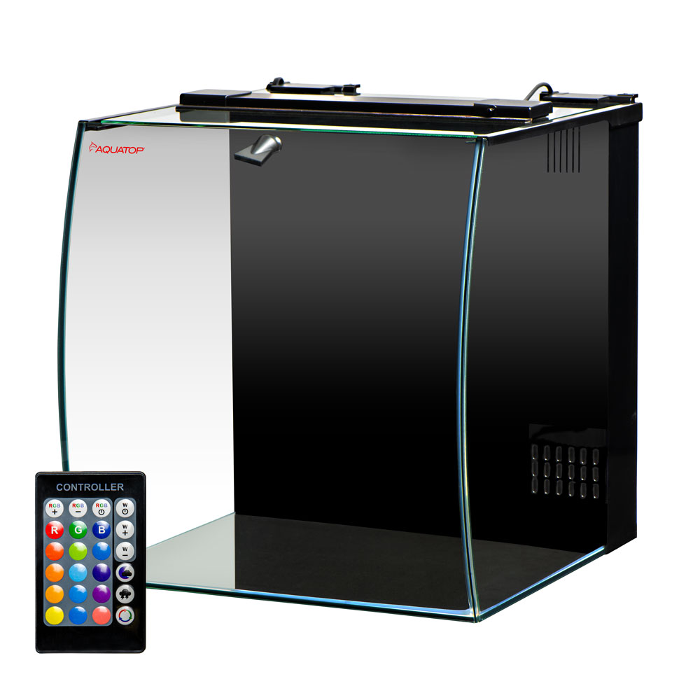 Formosa 8.6 Gallon Bow Front Aquarium Kit | Aquatop